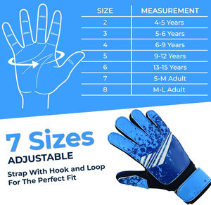 Gants de gardien de but professionnels de haute qualité, personnalisés, en latex, pour le football - Product Image 5