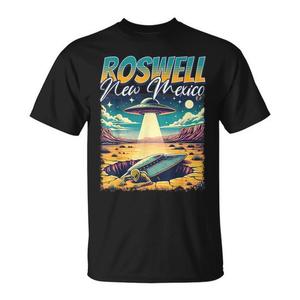 T-shirt Vintage Promozionale Roswell New Mexico 1947: Incidente UFO e Abduzione Aliena - Product Image 1