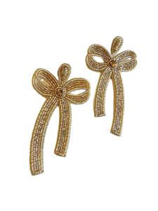 Pendientes de cuentas de diseñador de tigre Vintage para mujer Color patriótico naranja blanco azul para boda o día conmemorativo - Product Image 6