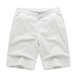 High Quality Comfortable 100% Cotton Breathable Summer Casual Flat Waist Mid Rise Plus Size Custom Men's <b>Shorts</b> - Product Image 5