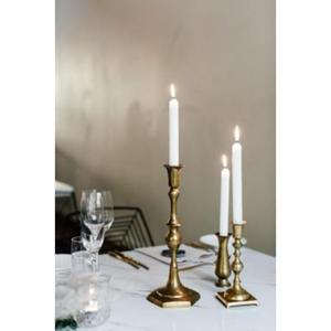 Joli bougeoir en laiton avec gravure à la main de qualité supérieure et décor élégant pour créer une ambiance chaleureuse à la maison - Product Image 5