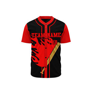 Camiseta de Béisbol Lisa Barata de Manga Corta OEM al por Mayor, Fabricante de Camisetas de Béisbol con Estampado por Sublimación - Product Image 1