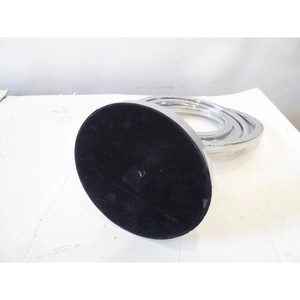 Sphère armillaire moderne en aluminium Sculpture abstraite Décoration intérieure Art Métallique Argent Ornement de table Contemporain - Product Image 4