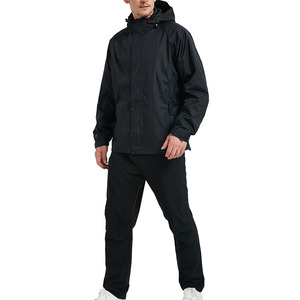 La Mejor Ropa Deportiva, Producto Elegante Recién Llegado, Ropa de Trabajo Ecológica, Chaqueta Impermeable para Senderismo, Trajes de Lluvia con Capucha para Hombre - Product Image 1