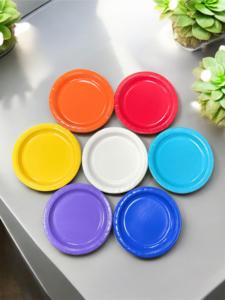 Planches à gâteau de 12 et 14 pouces de couleur personnalisée, assiettes en papier résistantes à la graisse pour outils de pâtisserie, rondes en carton pour gâteaux - Product Image 2