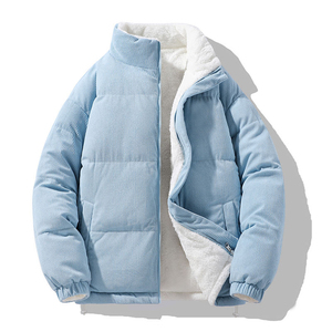 Chaqueta de Invierno Acolchada Unisex con Cremallera de Dos Lados, Diseño de Camuflaje y Parches, para Primavera, Fabricada por OEM - Product Image 5