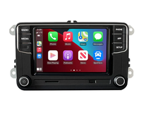 Autoradio Exploter RCD330 187B, unité centrale, pièces d'origine VW, écran tactile 7'', 2DIN, Android Auto sans fil, GPS, navigation vocale