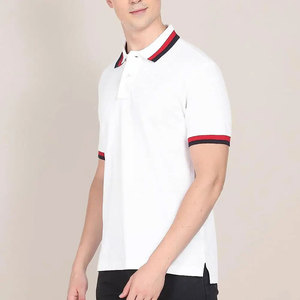POLO de verano de alta calidad para hombre, camisa de Golf de punto con logotipo personalizado bordado transpirable a la moda de negocios informal - Product Image 4