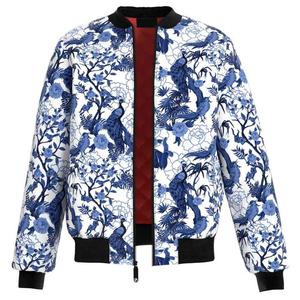 เสื้อแจ็คเก็ตคุณภาพสูง พิมพ์ลายแบบซับลิเมชั่น คอตั้งแบบซิป ¼  โลโก้ด้านหน้า แห้งเร็ว ระบายอากาศได้ดี เหมาะสำหรับฤดูหนาวและกิจกรรมกลางแจ้ง ราคาประหยัด - Product Image 4