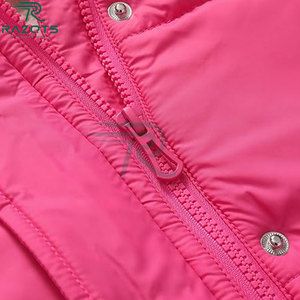 Razorts International Women's Hooded Puffer <b>Jacket</b> Cotton Filling Autumn Solid Color Long Sleeve Casual Outerwear - Product Image 5