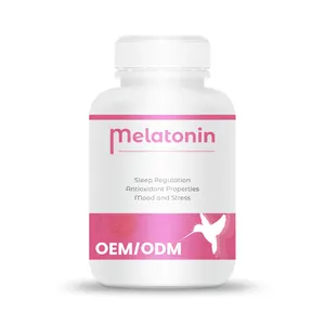 Admite la personalización Suplemento de melatonina de naturaleza orgánica Mejora la calidad del sueño Melatonina