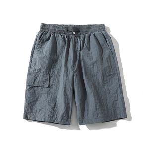 Chaqueta de cuero de manga corta bordada con cremallera Bomber de trabajo de parche de alta calidad personalizada para hombre - Product Image 6