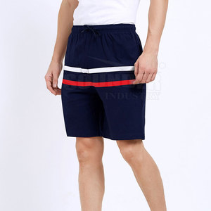 Shorts décontractés pour hommes taille adulte coupe ample taille élastique style de rue motif solide écologique avant vente en gros - Product Image 3