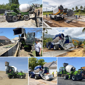 Camion malaxeur à béton diesel autochargeur, entièrement automatique, portable, 0,5 m³, économique, pour la construction de maisons préfabriquées - Product Image 5