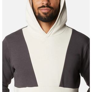 Pull à capuche unisexe de haute qualité 100% coton polaire conception de bloc de couleur personnalisé vêtements de sport anti-rétrécissement - Product Image 4