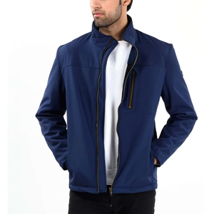 Sweat à capuche en softshell pour homme de qualité supérieure, couleur unie, léger, impression personnalisée du logo, sweat à capuche en softshell pour homme - Product Image 6