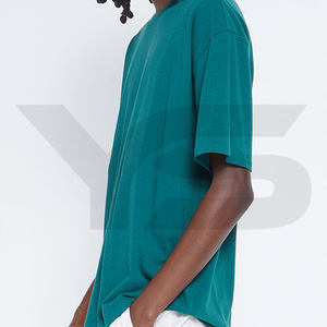 เสื้อยืดผ้าฝ้าย100% โอเวอร์ไซส์สำหรับผู้ชายเสื้อเจอร์ซีย์แขนสั้นขนาดใหญ่พิเศษออกแบบโลโก้ได้ตามต้องการ - Product Image 3