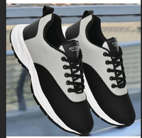 Mocassins à lacets antidérapants pour hommes, baskets confortables et légères, design moderne et élégant, pour le travail et la marche, printemps/toutes saisons