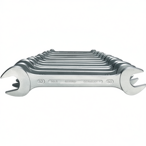 Juego de Llaves de Boca Doble GEDORE de 10 Piezas, Acero Cromado, 6-100, SW6-32 mm, Kit de Herramientas - Product Image 3