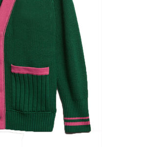 Suéter de Punto Personalizado con Estilo Único, OEM y ODM, Logotipo Bordado, Letra Griega, 100% Algodón, para Hermandades y Fraternidades Femeninas - Product Image 3