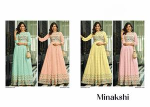 Semi cousu salwar kameez femmes dames fabricant de vêtements indiens prix de gros taille libre brodé travail fête porter mariage - Product Image 5