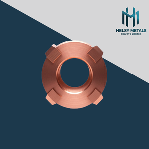 Insert fileté en cuivre de haute pureté, composant d'usinage VMC personnalisé pour les systèmes industriels et électriques à haute température - Product Image 5