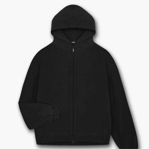 Sudadera con capucha de algodón para hombre al por mayor, con cremallera, logotipo personalizado bordado, venta directa de fábrica, ropa casual, tallas grandes, moda de invierno - Product Image 2