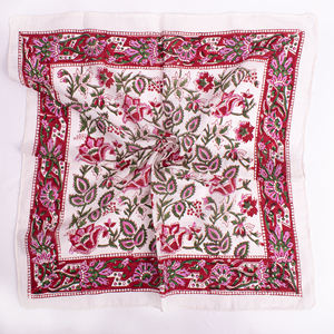 Bandana en coton unisexe à imprimé floral, écologique, écharpe multicolore, bandeau doux, respirant, mode quotidienne, extérieur, été - Product Image 5