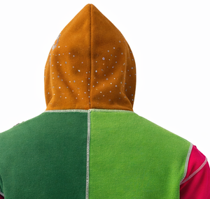 Idée de nouveau produit 2026 pour le secteur de la mode |   Ensemble sweat à capuche et jogging color block personnalisé |   Streetwear Y2K |   Fabricant OEM / ODM - Product Image 5