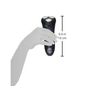 Afeitadora Eléctrica con Cable y Cuchillas Triples Autoafilables para Rostro, Mini Afeitadora Rotatoria en Alemán - Product Image 1