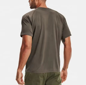 T-shirt unisexe à col rond 100% coton lourd personnalisé chemise graphique surdimensionnée vierge pour tenue d'été décontractée stock de Logo personnalisé - Product Image 2