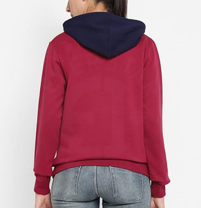 เสื้อกันหนาวมีฮู้ดสำหรับผู้หญิงเสื้อฮู้ดผ้าฝ้ายผลิตตามสั่ง - Product Image 5