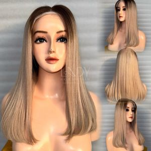 วิกผมสีออมเบรแบบบ๊อบ ราคาส่งจากโรงงาน ผมแท้เวียดนาม 100% วิกผมแบบติดลูกไม้ด้านหน้า ปี 2025 - Product Image 3