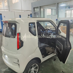 Minicoche Eléctrico de 25 km/h, <span class=keywords><strong>4</strong></span> Ruedas, con Homologación Europea EEC L6e, Scooter de Movilidad Cerrado, 2 Asientos, <span class=keywords><strong>Sin</strong></span> Necesidad de Licencia de Conducir - Product Image 4