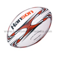 Nuevo Balón de Rugby de la Marca HANSON, de Caucho Sintético, Personalizado, de Calidad Profesional, de 4 Capas, Tamaño 4,5, 430-440 g, Duradero