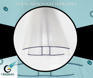 Profilés en plastique à canal H en polycarbonate G Crystal-Durable et écologique Garantie de 5 ans et plus Modèle 51 - Product Image 4