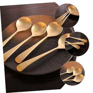 ช้อนทองแดงแท้ทำมือทันสมัย เป็นมิตรกับสิ่งแวดล้อม ใช้กับเครื่องล้างจานได้ คุณภาพพรีเมียม สำหรับการรับประทานอาหารและเสิร์ฟแบบดั้งเดิม - Product Image 4