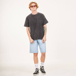 เครื่องแต่งกายครอปสไตล์วินเทจผ้าคอตตอนคอมบ์แบบพรีเมี่ยมแห้งเร็วระบายอากาศได้ดีใส่ได้ทั้งชายและหญิง - Product Image 5