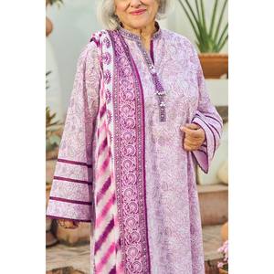 ชุดผ้าชีฟองพิมพ์ลาย 3 ชิ้น พร้อมงานปัก สำหรับใส่ทุกวัน รุ่น CL-52691 B - Product Image 3