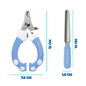 Tagliaunghie Professionale per Animali Domestici in Acciaio Inossidabile con Manici Antiscivolo, Comodo Tagliaunghie e Forbici con Lima per Unghie - Product Image 2