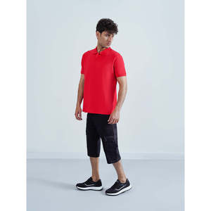 PAULOS Polo Confort Coupe Classique MC2145 Tissu Oxford Haute Qualité Brodé Dark Technics Uni Grandes Tailles-4XL 6XL XL - Product Image 3