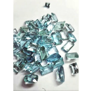 475 piezas de Aguamarina natural 4x3 5x3 6x4 7x5 9x7 11x9mm ovalada 7x5 8x6 9x7mm baguette pera faceta 305 Cts lote Corte de piedras preciosas US $464 - Product Image 5