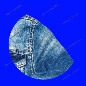 กางเกงยีนส์ขาบานสำหรับผู้ชายคุณภาพสูงปรับแต่งได้สำหรับฤดูใบไม้ผลิ/ฤดูใบไม้ร่วงผ้าเดนิมทำจากหินทาสีด้วยมือสไตล์ฮิปฮอป - Product Image 6