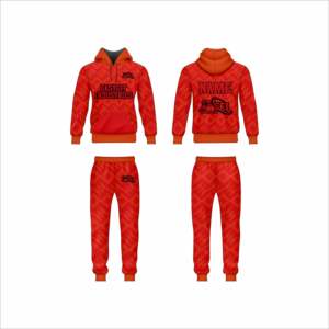 Chándal Deportivo de Invierno para Hombre de Buena Calidad, Personalizado 2025, de Forro Polar, Estilo Urbano, Cómodo, Corte Regular, Sublimado, de Dos Piezas - Product Image 6