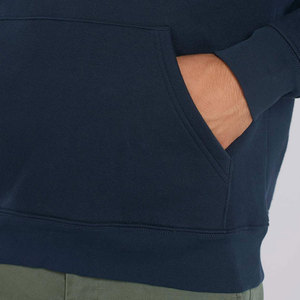 Sweat à capuche personnalisé léger à manches longues 100% coton avec poche kangourou, motif imprimé hiver - Product Image 4