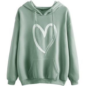Sudaderas con capucha personalizables de calidad para todas las estaciones para mujer, ropa activa de marca con diseño impreso, colección de invierno - Product Image 1