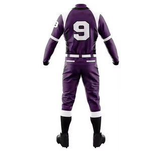 Ensembles d'uniformes de baseball de haute qualité, confortables et légers, respirants, en tissu 100% polyester, design personnalisable, parmi les plus vendus - Product Image 3