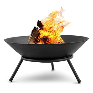 Pozo de fuego de hoguera de jardín para acampar al aire libre duradero Pozo de fuego de leña portátil con soporte - Product Image 2