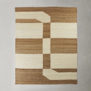 Sumac-alfombras tejidas a mano de yute 100%, hermoso diseño, para sala de estar, 100% de cáñamo, de yute trenzado - Product Image 3