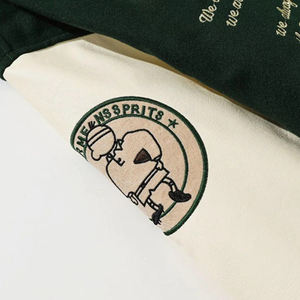 Vestes de baseball en laine unie en vrac, lettres brodées personnalisées, étiquette privée, vente en gros, veste universitaire vierge pour homme - Product Image 6